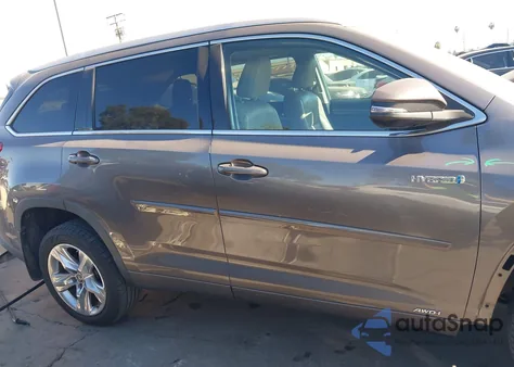 2018 Toyota Highlander Hybrid Limited from USA, damaged, VIN 5TDDGRFH6JS050334